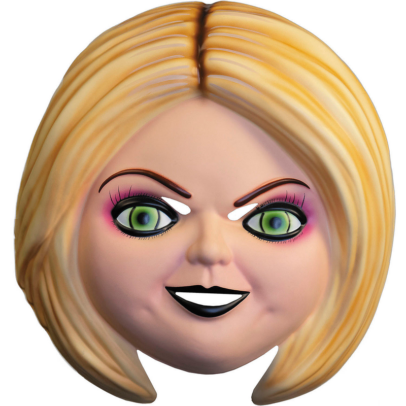 Chucky Tiffany vacuform mask for Halloween horror cosplay