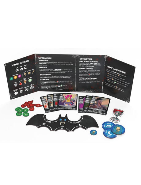 Juego de mesa Blood Orders Vampire para 2-4 jugadores, estrategia emocionante y diversión para noches de juegos en familia