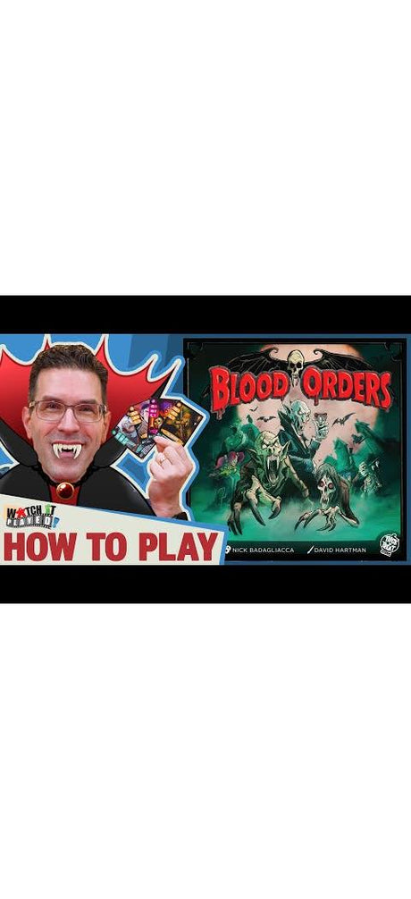 Juego de mesa Blood Orders Vampire para 2-4 jugadores, estrategia emocionante y diversión para noches de juegos en familia