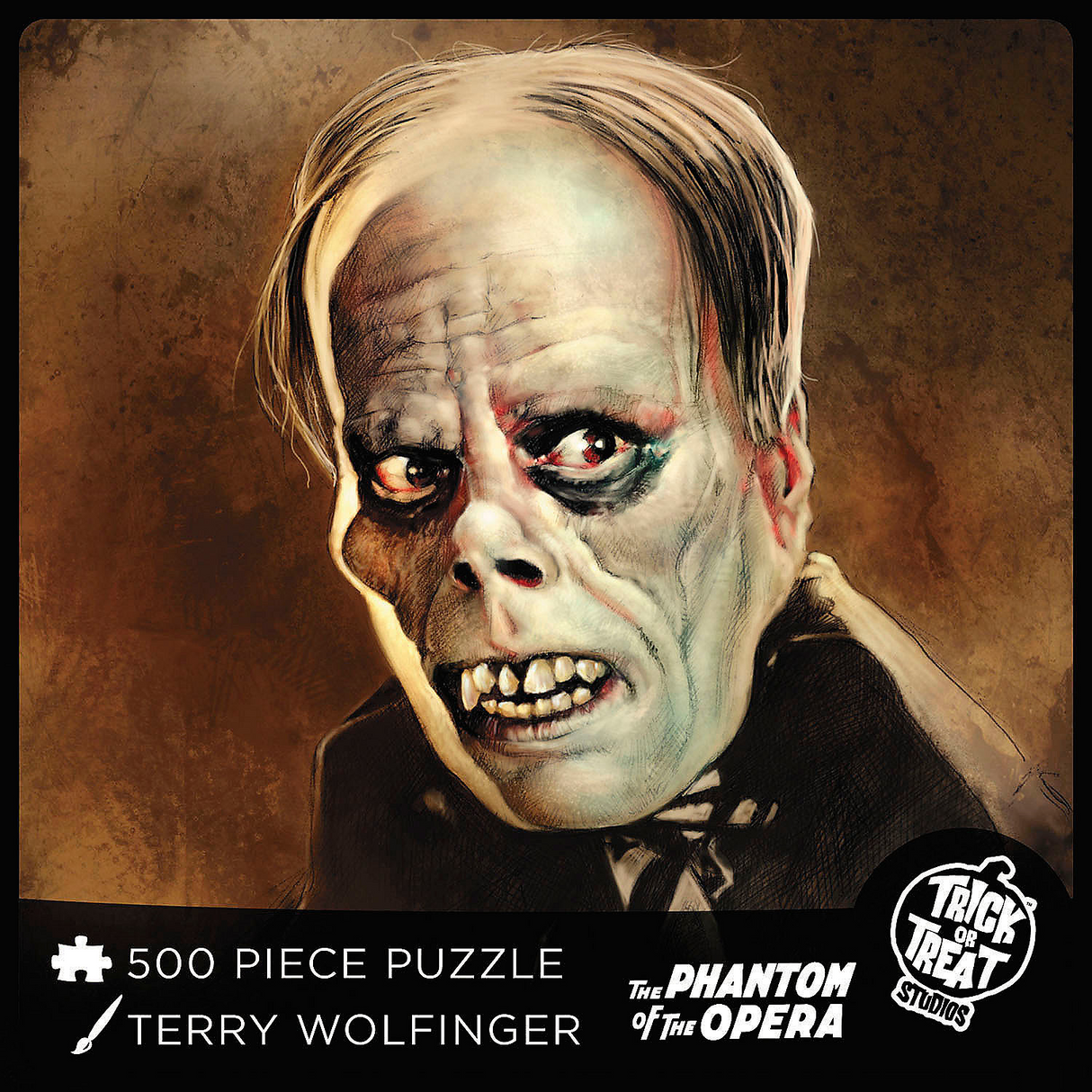 18" x 24" The Phantom of the Opera (1925) Phantom Jigsaw Puzzle - 500 Pc.