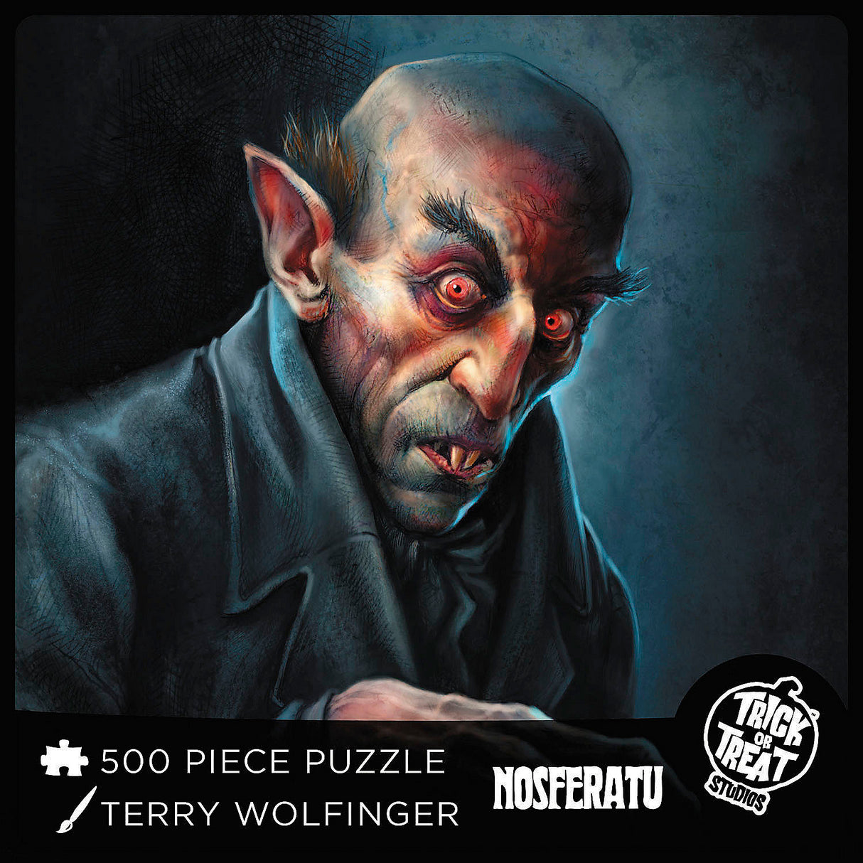 Classic 18 x 24 Nosferatu Jigsaw Puzzle for Halloween Decor and Spooky Game Nights