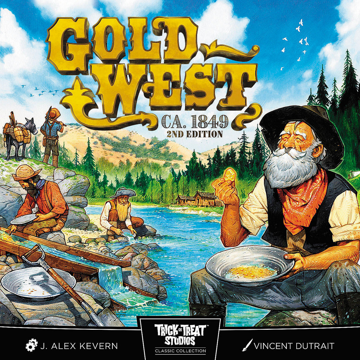 Trick or Treat Studios Wild West-Themed Board Game for 2 to 4 Players Family Fun and Game Nights
