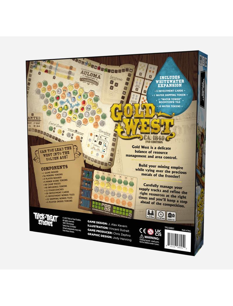 Trick or Treat Studios Wild West-Themed Board Game for 2 to 4 Players Family Fun and Game Nights