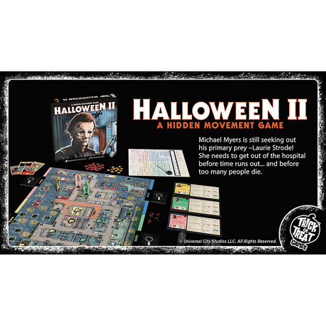 Halloween II Hidden Movement Board Game for 2-4 Players