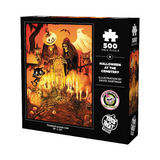 HALLOWEEN AT THE CEMETARY 500 PC PUZZLE