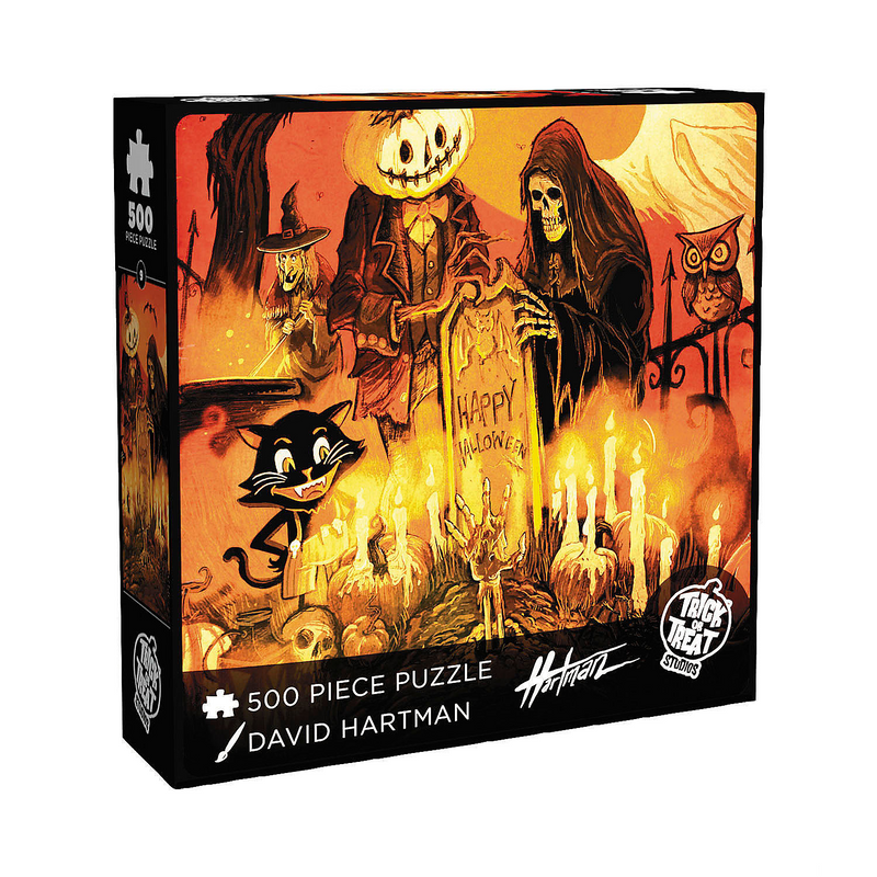 HALLOWEEN AT THE CEMETARY 500 PC PUZZLE