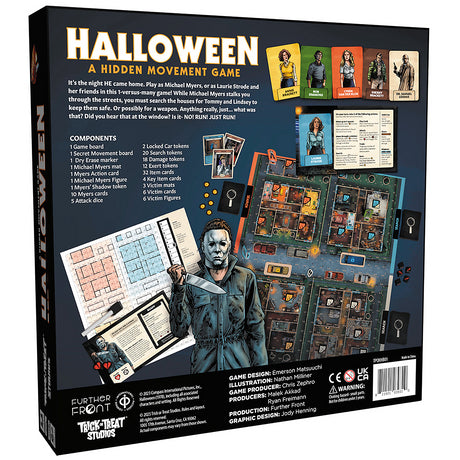 Halloween 1978 Board Game for 2 to 4 Players Family Fun and Spooky Game Night