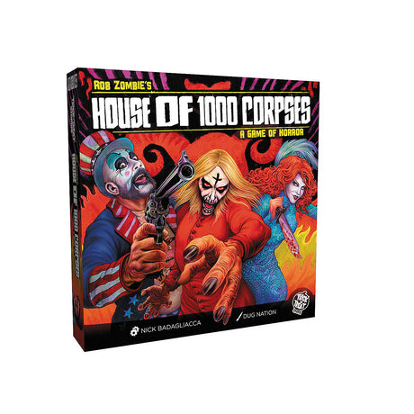Rob Zombie's House of 1000 Corpses Horror Board Game for 1-4 Players Fun for Game Nights and Horror Lovers