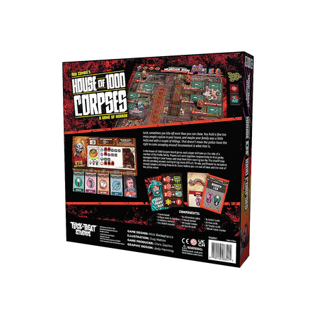 Rob Zombie's House of 1000 Corpses Horror Board Game for 1-4 Players