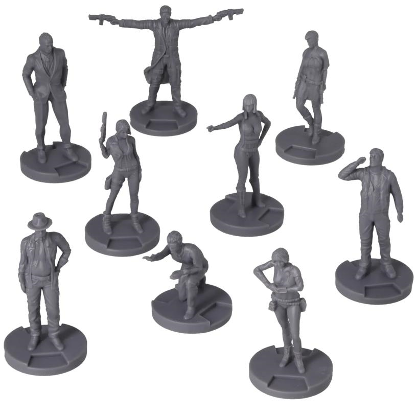 LA-1 Board Game Miniature Figures Assortment
