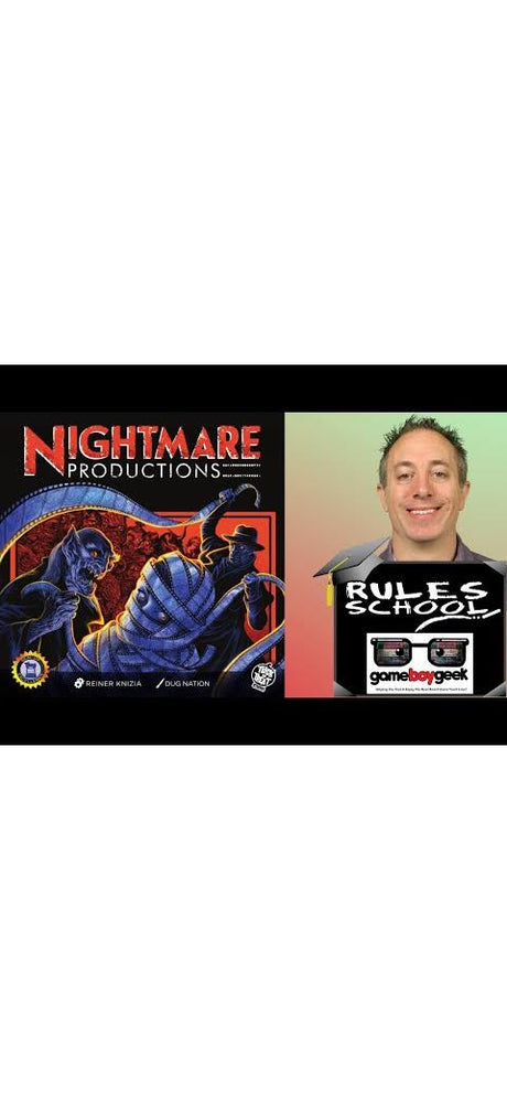 Reiner Knizia Nightmare Productions Board Game for 2-5 Players