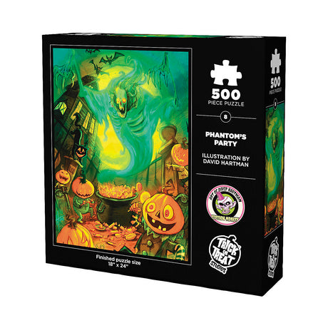 Halloween Themed 18x24 David Hartman Jigsaw Puzzle for Fun Family Activity or Seasonal Gift