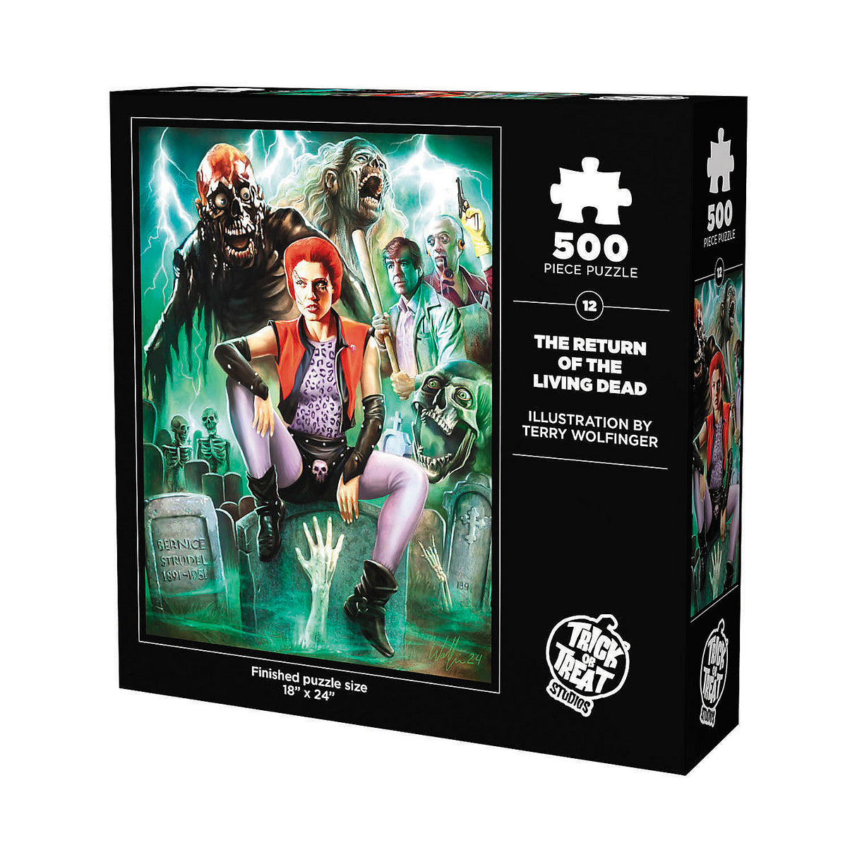 Unique 18 x 24 Terry Wolfinger Jigsaw Puzzle for Halloween Collectors and Family Fun