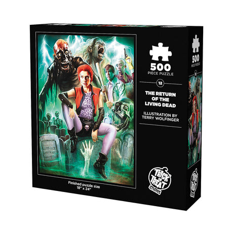 Unique 18 x 24 Terry Wolfinger Jigsaw Puzzle for Halloween Collectors and Family Fun