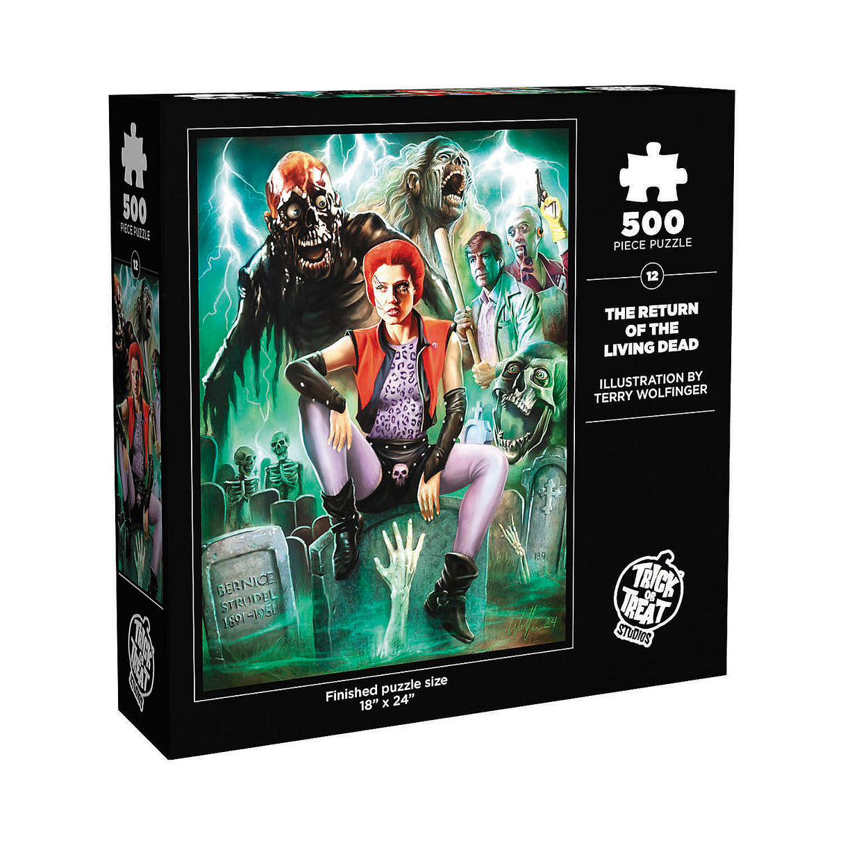 Unique 18 x 24 Terry Wolfinger Jigsaw Puzzle for Halloween Collectors and Family Fun