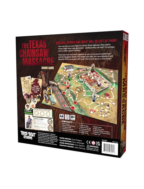 The Texas Chainsaw Massacre Cooperative Board Game for 1 to 4 Players