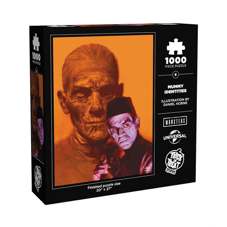 Universal Studios Classic Monsters The Mummy Identities 1000 Piece Jigsaw Puzzle, 20" x 27"