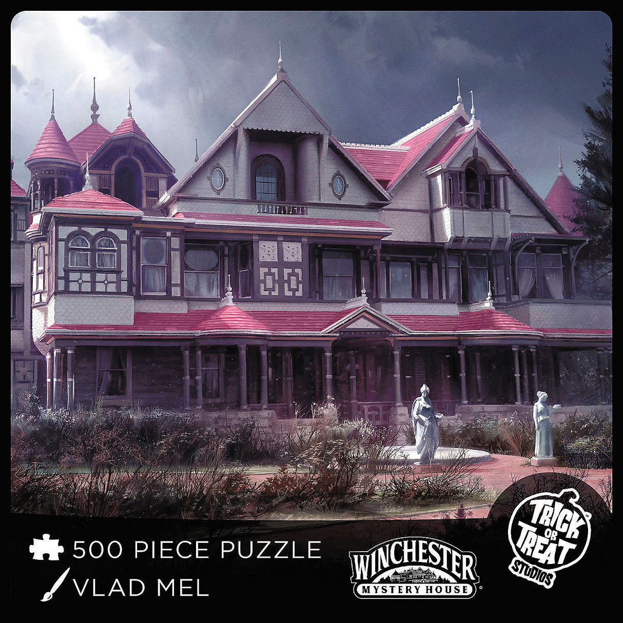Spooky 18 x 24 Winchester Mystery House Jigsaw Puzzle for Halloween Fun and Collecting