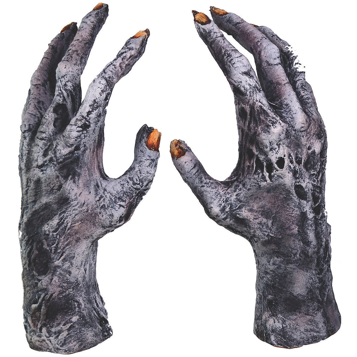 Chiller Zombie Latex Gloves for Completing Zombie Costumes and Halloween Effects