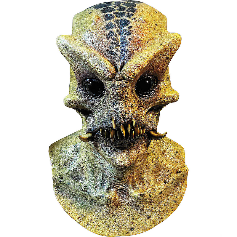 Jordu Schell Hybrid Monster Mask for Halloween Parties Costume Events and Scary Celebrations