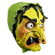 Chamber of Horrors Green Latex Overhead Witch Mask