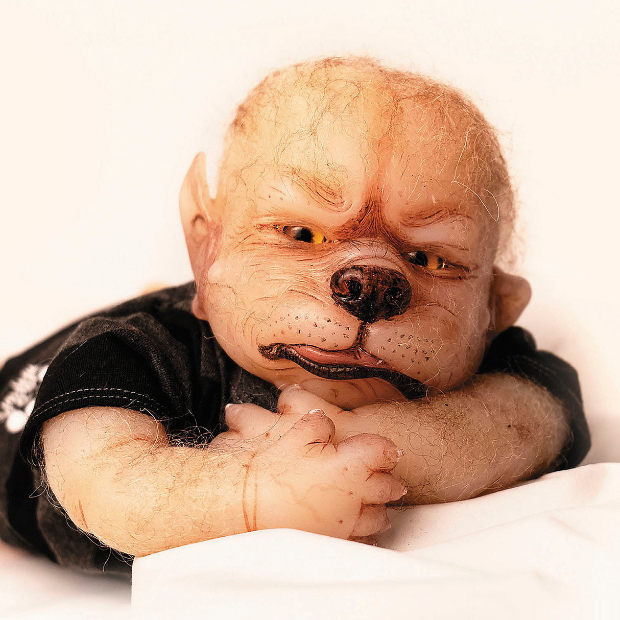 Asia Eriksen's 18-Inch WerePup Toby Collectible for Spooky Decor and Horror Collectors