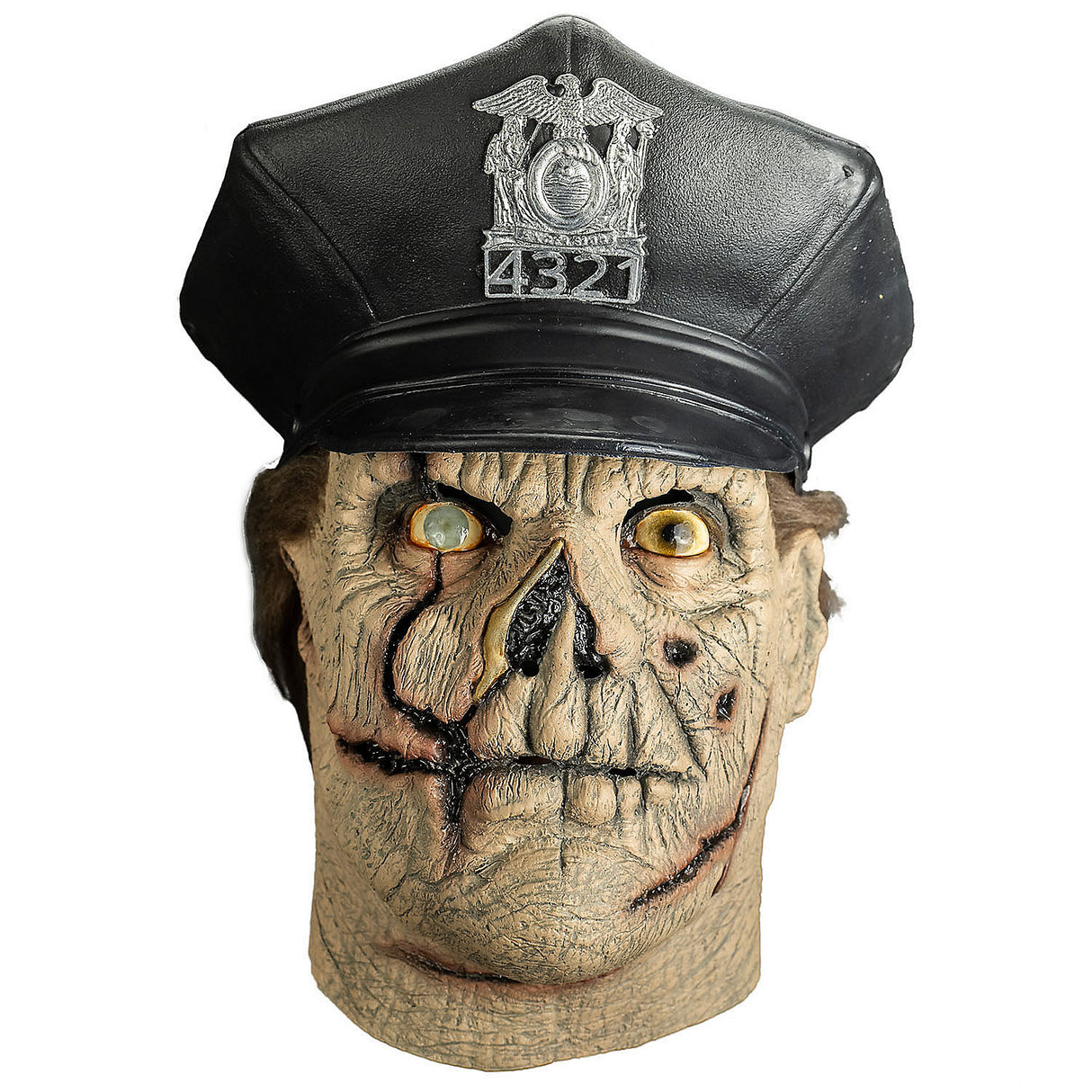 Authentic Adults Maniac Cop 2 Matt Cordell Latex Mask for Horror Parties Costume Events and Scary Movie Nights