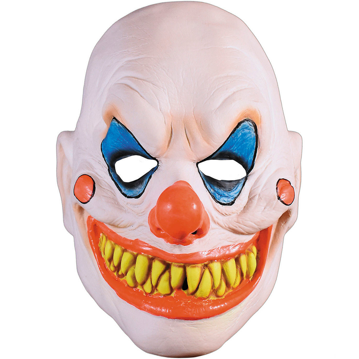 Demented Clown Halloween Mask for Costume Parties Haunted Events and Spooky Gatherings