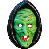 Classic Witch Face Injection Molded Mask for Halloween Parties Dress Up and Themed Events