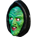 Classic Witch Face Injection Molded Mask for Halloween Parties Dress Up and Themed Events