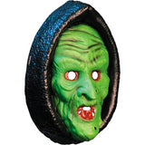 Classic Witch Face Injection Molded Mask for Halloween Parties Dress Up and Themed Events