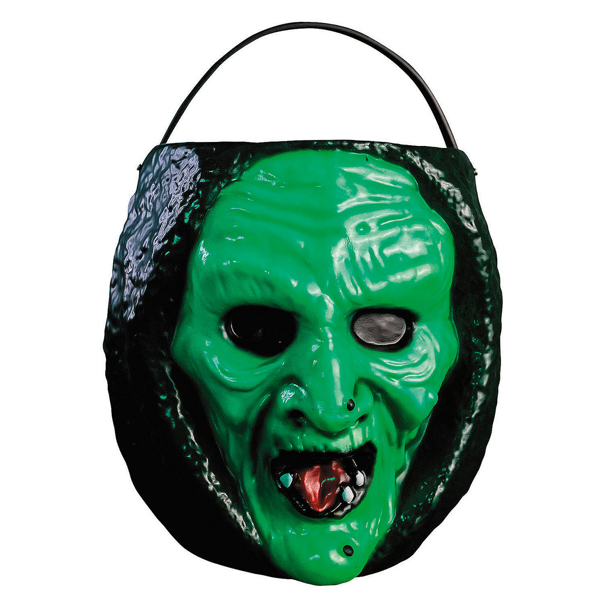 Durable Halloween 3 Don Post Witch Candy Pail for Trick or Treating and Festive Decorations