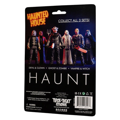 Eli Roth's Haunt Ghost & Zombie Figures Set 3 3/4"