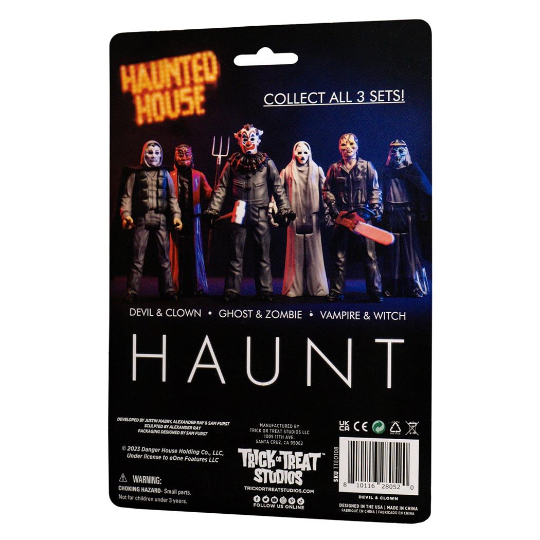 Eli Roth's Haunt Clown & Devil Figures Set 3 3/4"