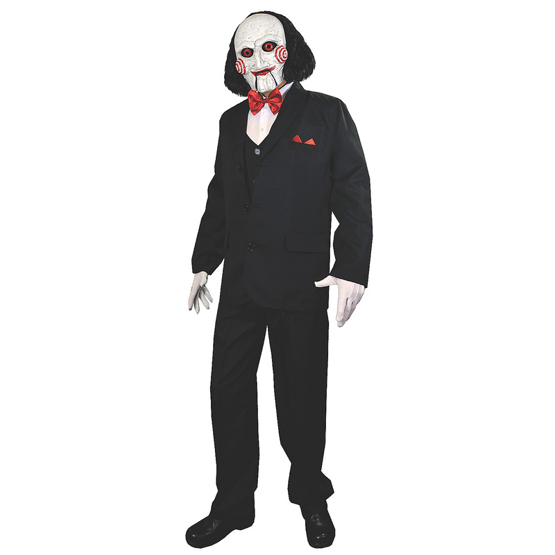 Authentic Adults Saw Billy Puppet Costume for Halloween Parties and Themed Events