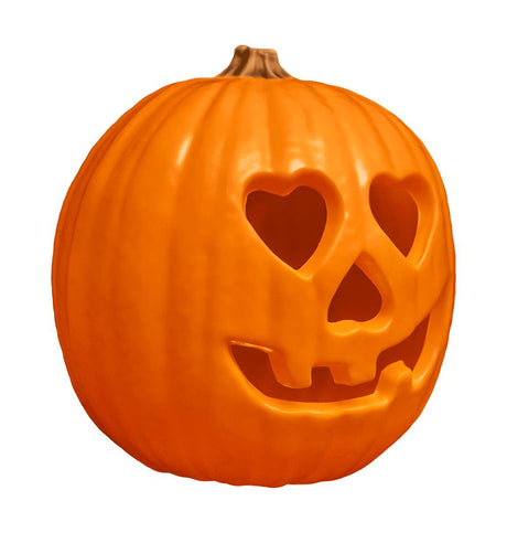 Halloween (2018) Light-Up Pumpkin Decoration with Battery-Operated Tealight