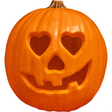 Halloween (2018) Light-Up Pumpkin Decoration with Battery-Operated Tealight