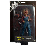 Collector's 8-inch Motel Hell Farmer Vincent Action Figure for Horror Fans and Display Collections