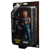 Collector's 8-inch Motel Hell Farmer Vincent Action Figure for Horror Fans and Display Collections