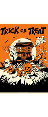 Halloween Trick-or-Treat Bag - The Wicked Three - Ghost, Skull & Jack-o'-Lantern