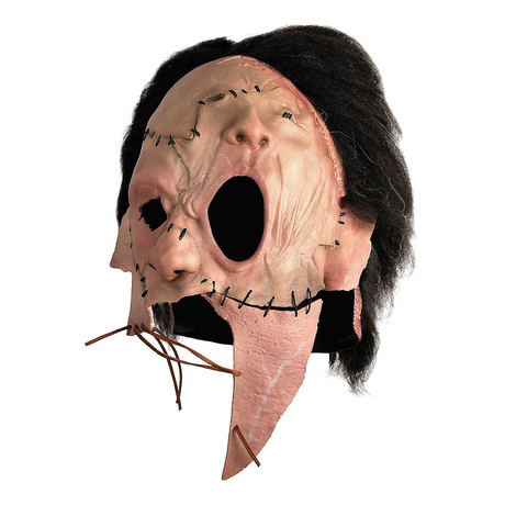 Máscara auténtica Nicotero Leatherface para fiestas de Halloween, eventos temáticos y cosplay de terror