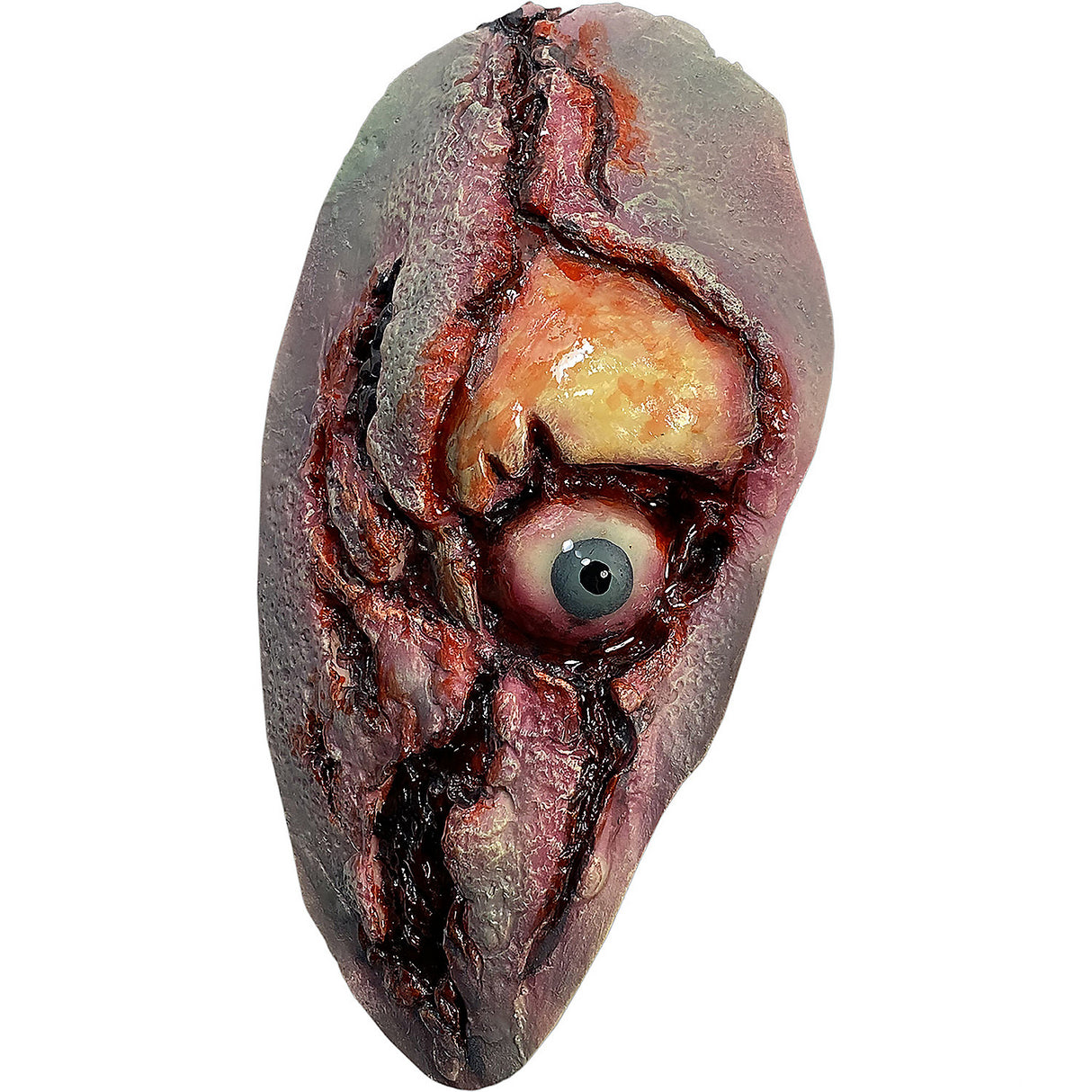 Authentic Dawn of the Dead Zombie Prosthetic Appliance for Halloween Costume and Zombie Theme Events