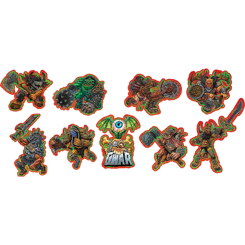 Officially Licensed GWAR Cutouts Wall Decoration Set for Halloween and Everyday Use