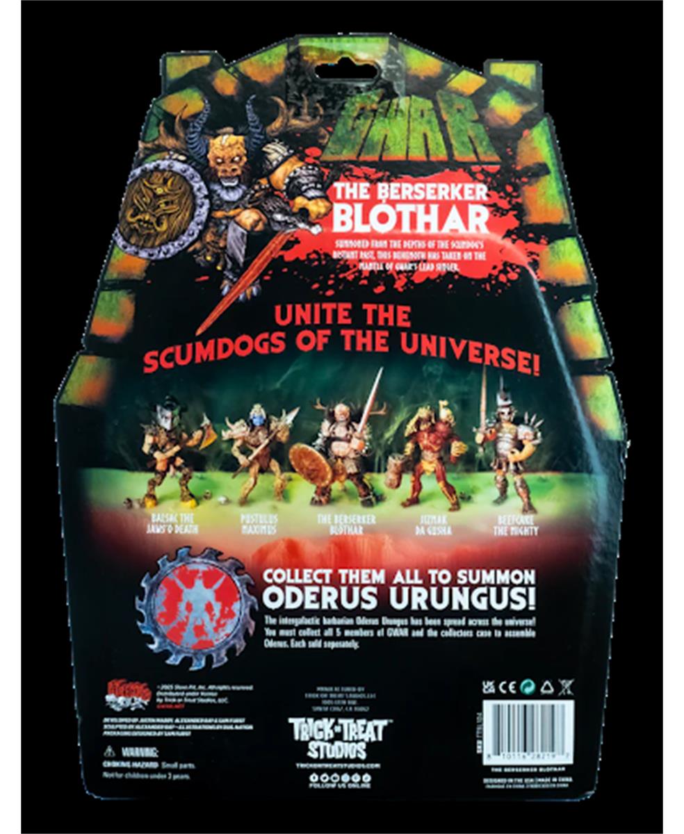 5" Gwar Blthar the Berserker Collectible Action Figure