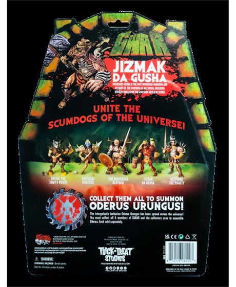 5" Gwar Jizmak Da Gusha Collectible Action Figure