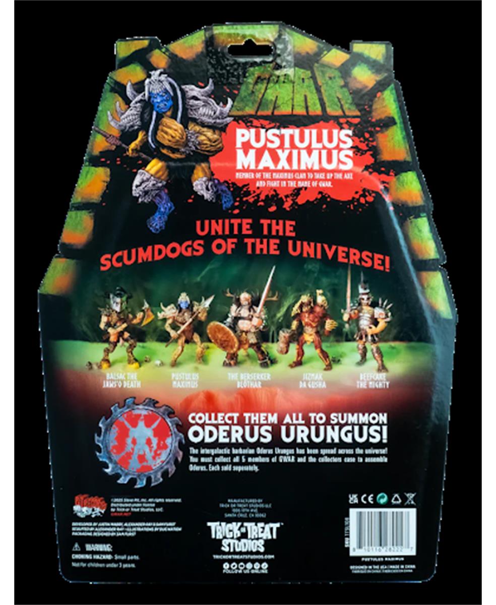5" Gwar Pustulus Maximus Collectible Action Figure
