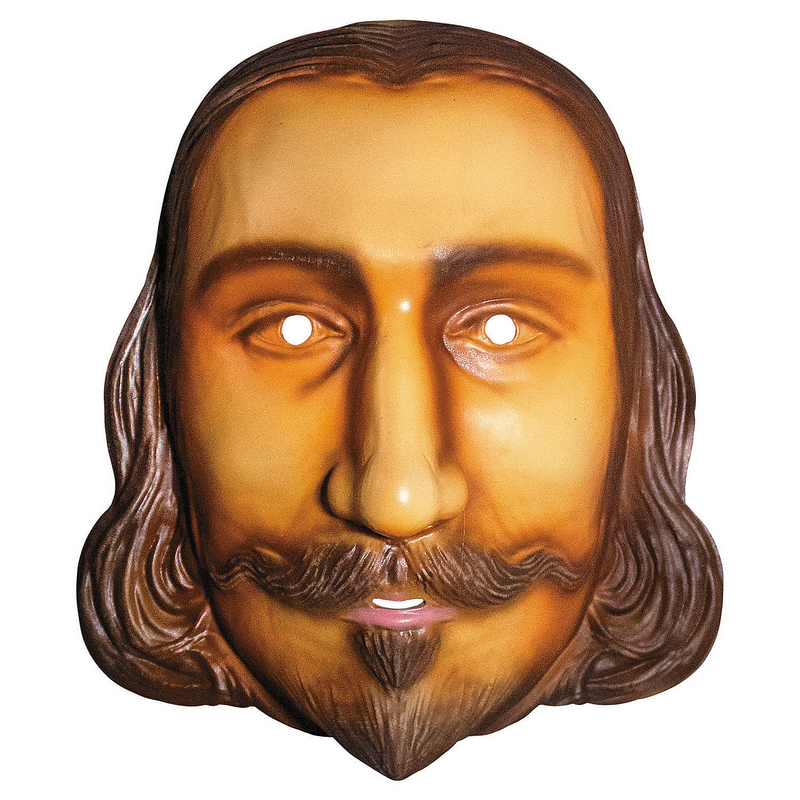 Thanksgiving John Carver Plastic Overhead Mask for Horror Themed Parties and Costume Events