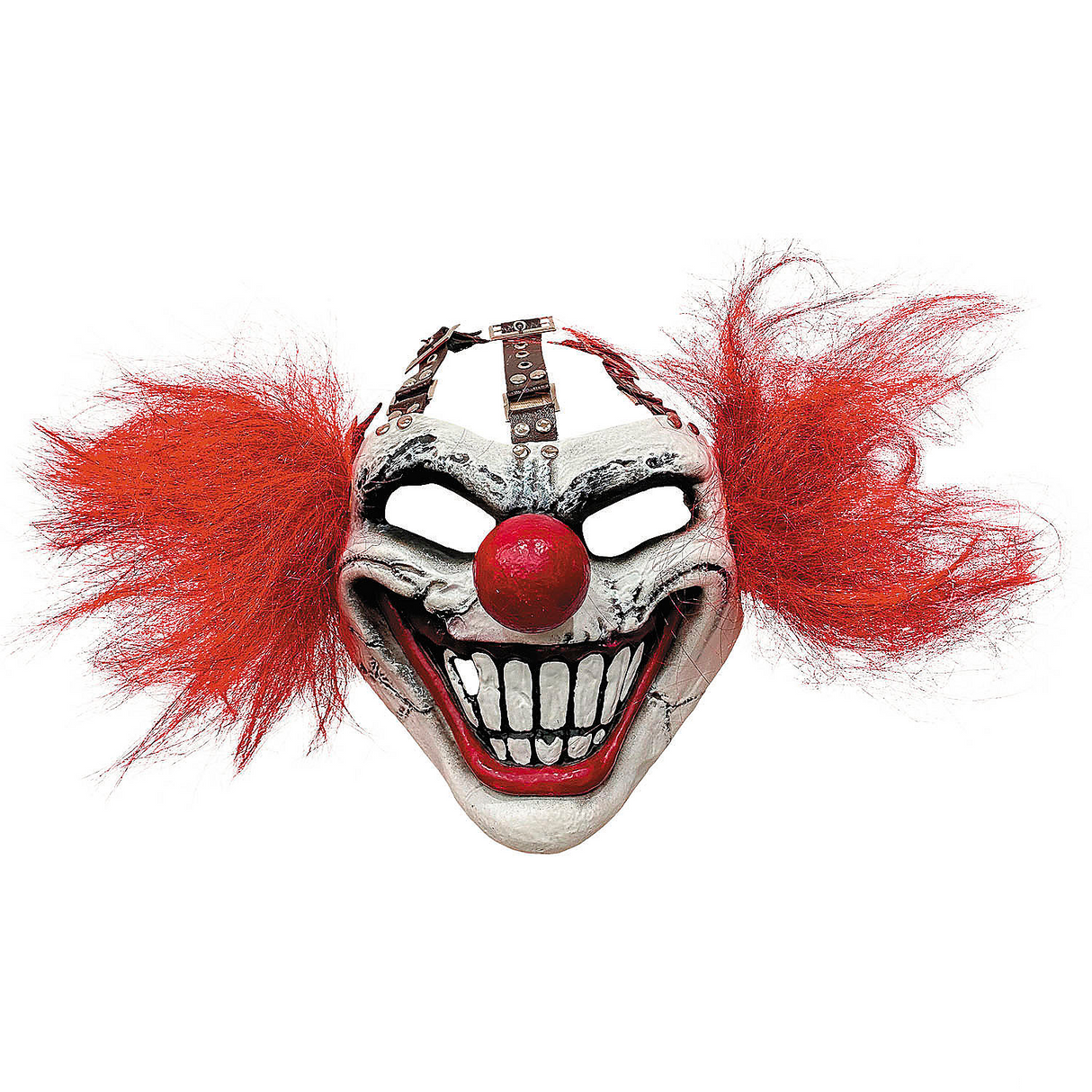 Twisted Metal Sweet Tooth Overhead Plastic Clown Mask Costume Accessory