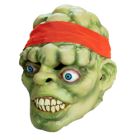 Glow-in-the-Dark Toxie Vinyl Overhead Mask for Halloween Parties and Costume Events