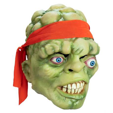 Glow-in-the-dark Toxie vinyl Halloween mask